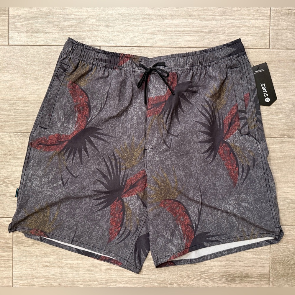 Stance Complex 2.0 Hybrid Short 7" Inseam BlackFade Size L Large New with Tags